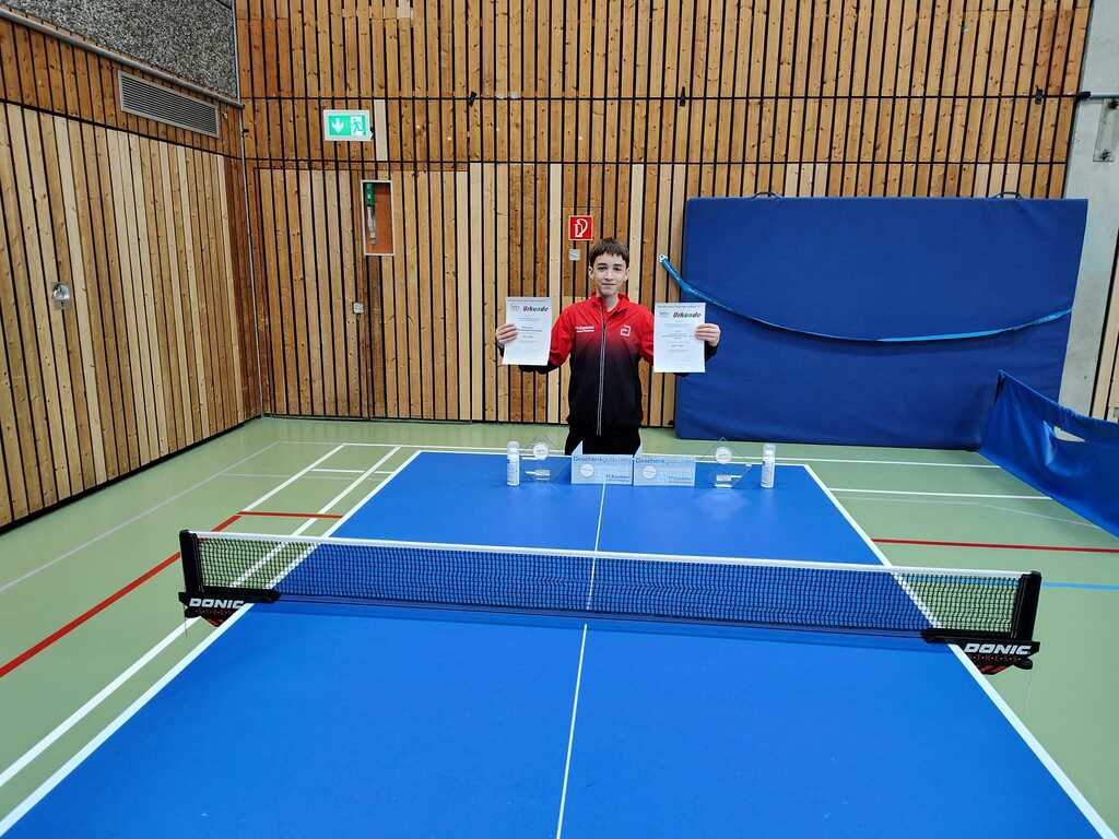 U15 Shane Doppel und Einzel Sieger 